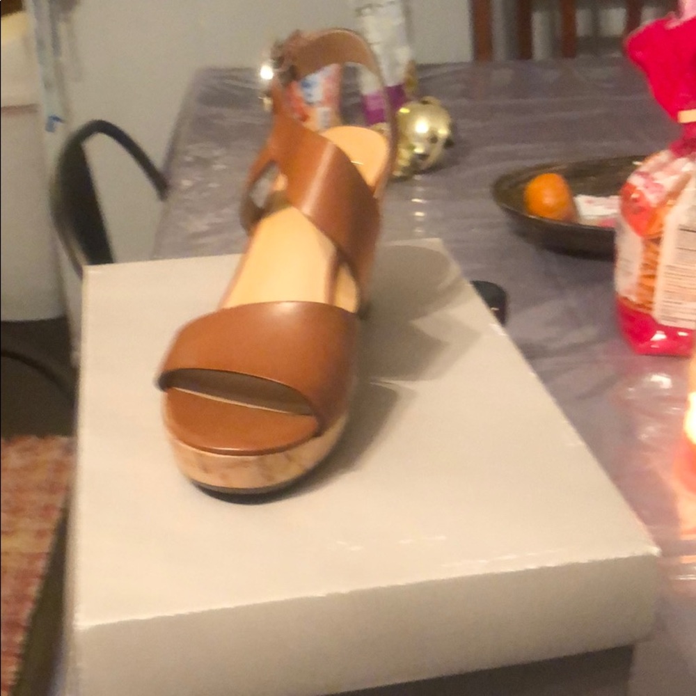Franco Sarto Wedge sandals size 5.5 ****Never worn